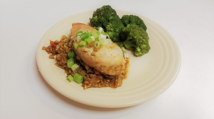 Baked Chicken and Wheat Berries