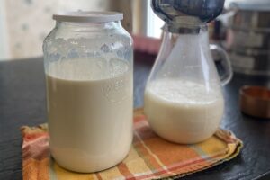 Homemade Organic Soy Milk